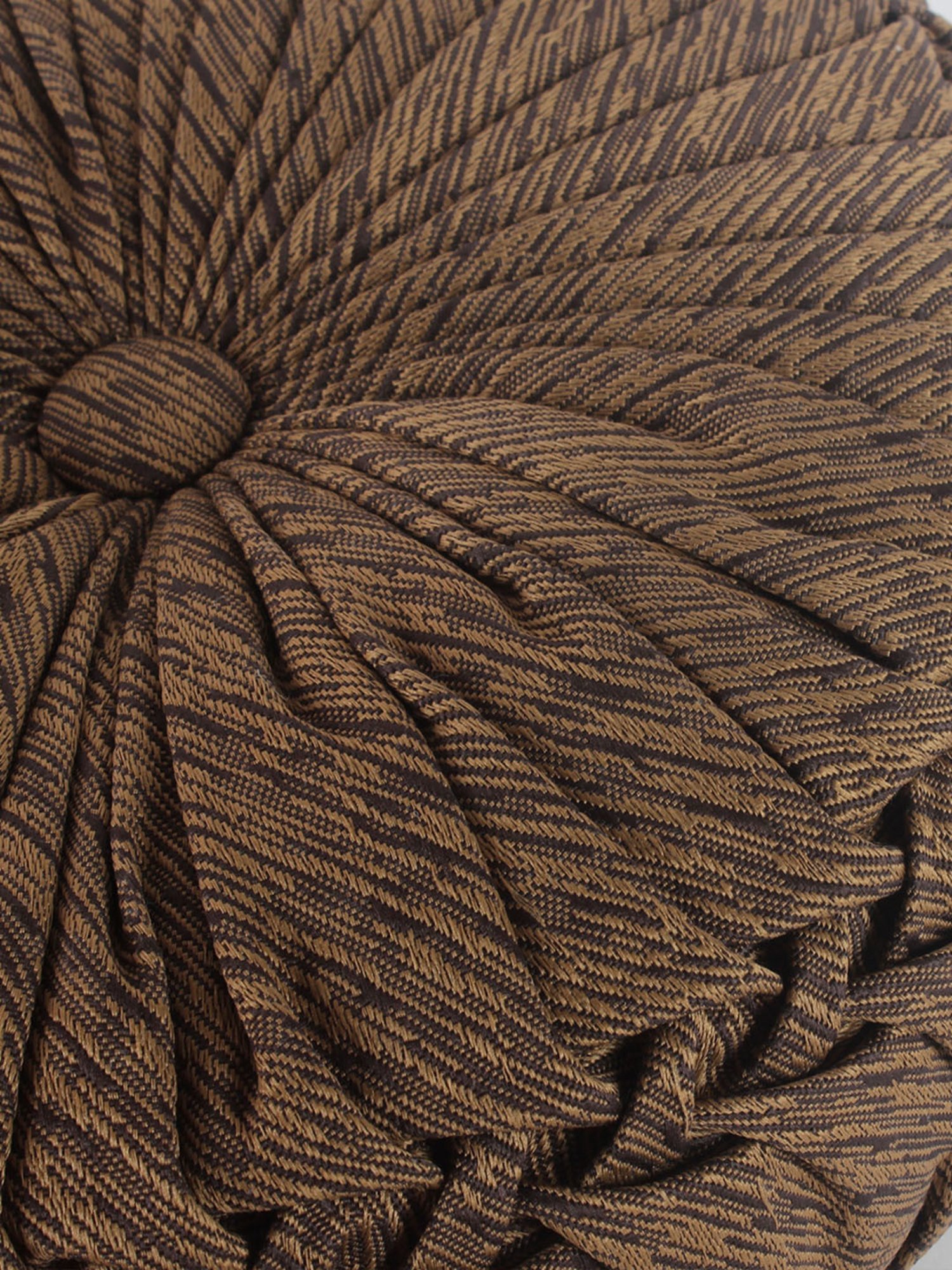 Romee Brown Cotton Textured Cushions