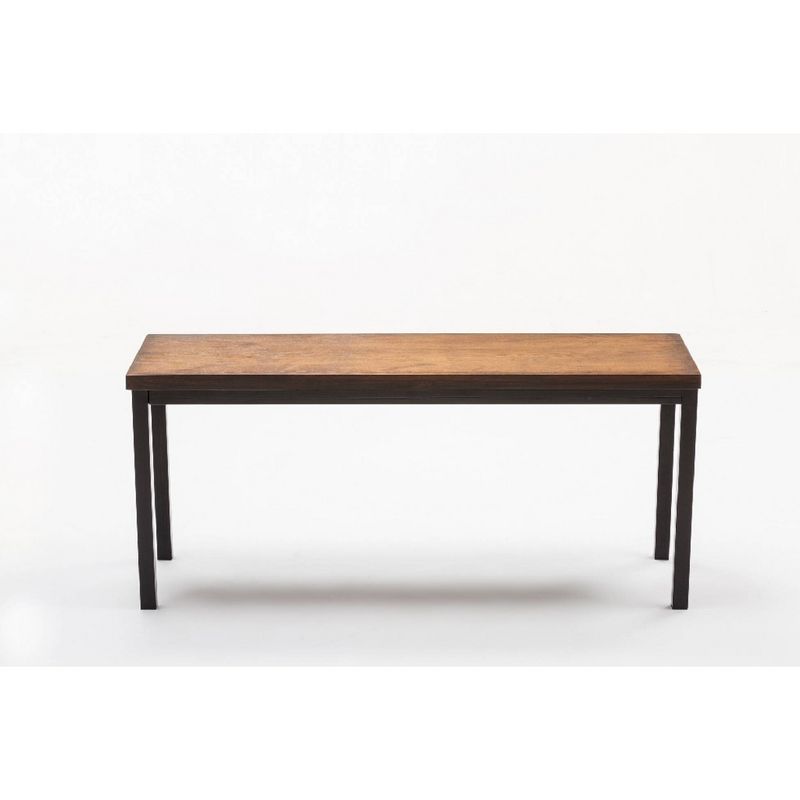 42" Americano Dining Bench Natural/Black - Boraam
