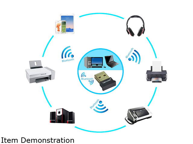 Wavlink Nano Wireless Bluetooth CSR 4.0 Dongle Adapter Bluetooth V4.0 USB Adapter CSR Chip Dongle Stick EDR USB 2.0 Dual-Mode Support Bluetooth Voice data/Music/Printer for laptop/Pad/Headser/BTMpblie