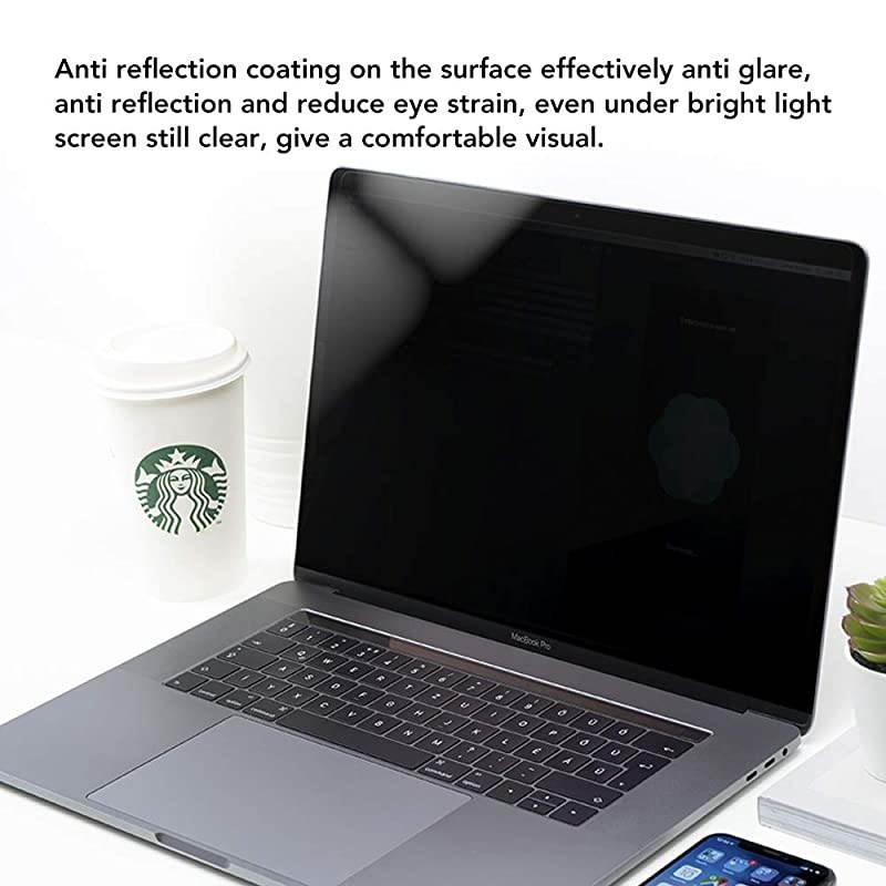 MacBook 12 Magnetic Privacy Screen Protector, Webcam Cover Slider - Compatible with MacBook 12 inch with Retina Display(Model A1534 - Late 2018 Models)