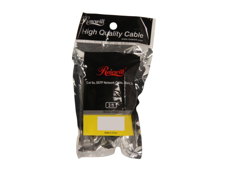 Rosewill RCNC-12002 3 ft. Screened Shielded Twist Pairing (SSTP) Enhanced 550MHz Network Ethernet Cables