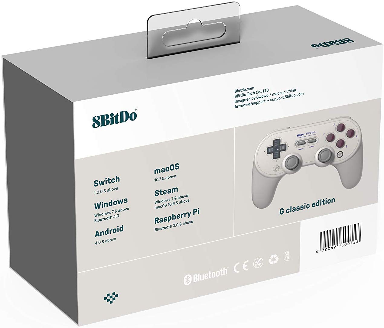 8Bitdo Lite Bluetooth Gamepad for Nintendo Switch Lite, Nintendo Switch & Windows (Turquoise Edition)