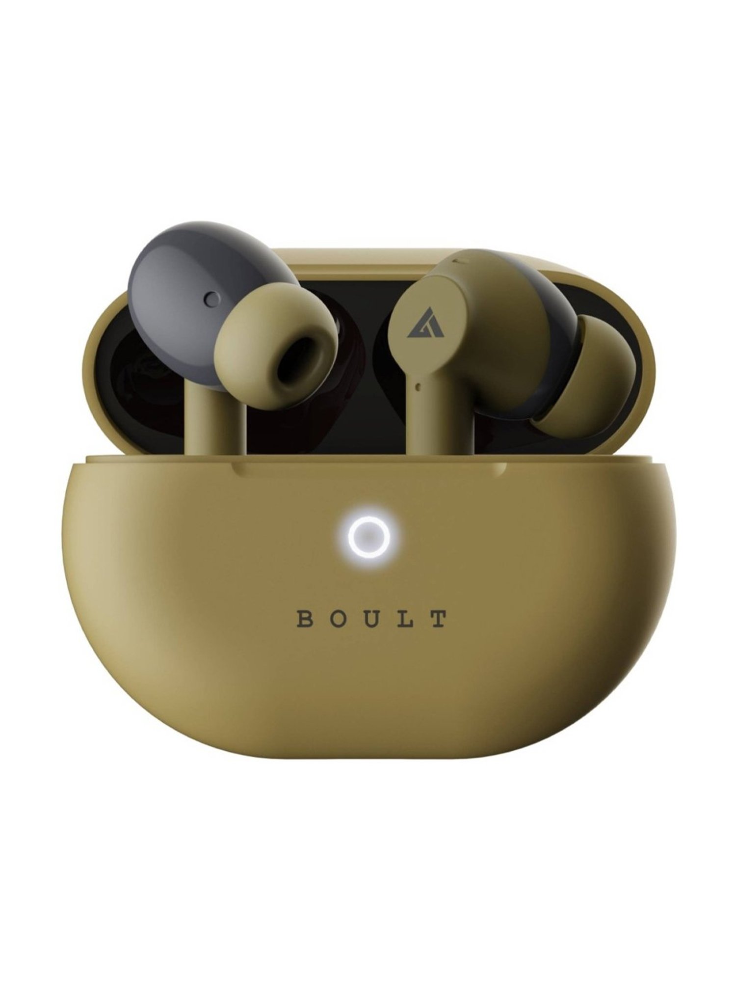 Boult Audio W40 In Ear BT Earbuds with Quad Mic ENC & 48H Battery Life (Khaki Green, True Wireless)