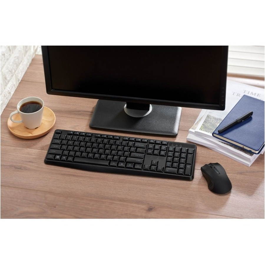 iLive Ergonomic Wireless Mouse - Optical - Wireless - 2.40 GHz - USB Type A - 1000 dpi - Scroll Wheel - 3 Button(s) - Symmetrical