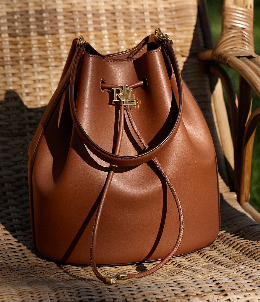 COACH Colorblock Leather Willow Bucket Bag