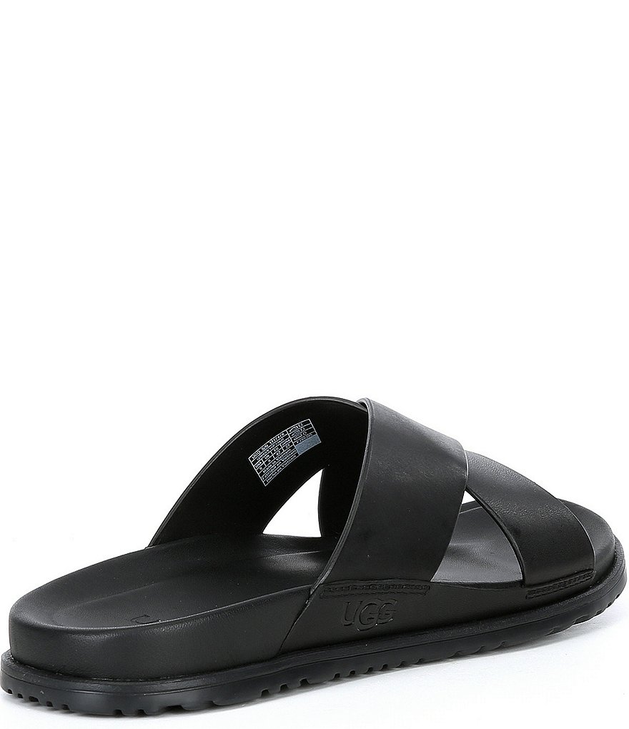UGG&reg; Men's Wainscott Leather Slides