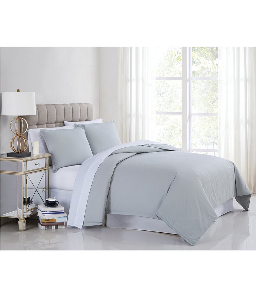 Charisma 400 Thread Count Percale Cotton Duvet Cover Mini Set