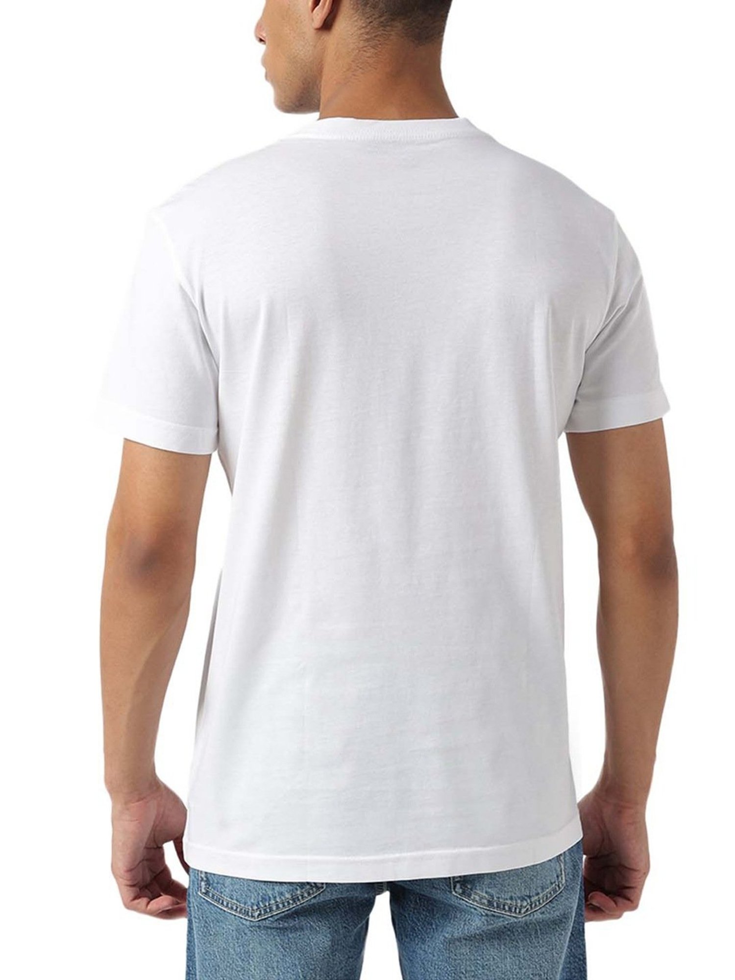 Calvin Klein Jeans White Regular Fit T-Shirt