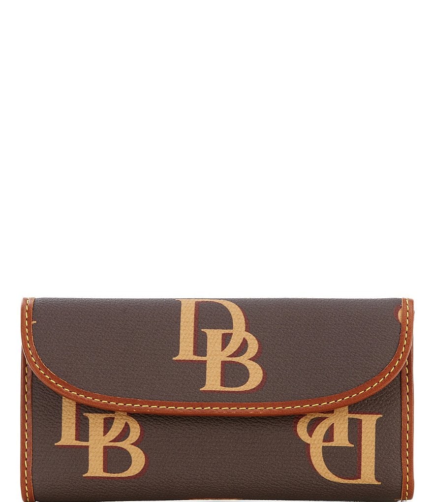 Dooney & Bourke Signature Monogrammed Collection Continental Clutch