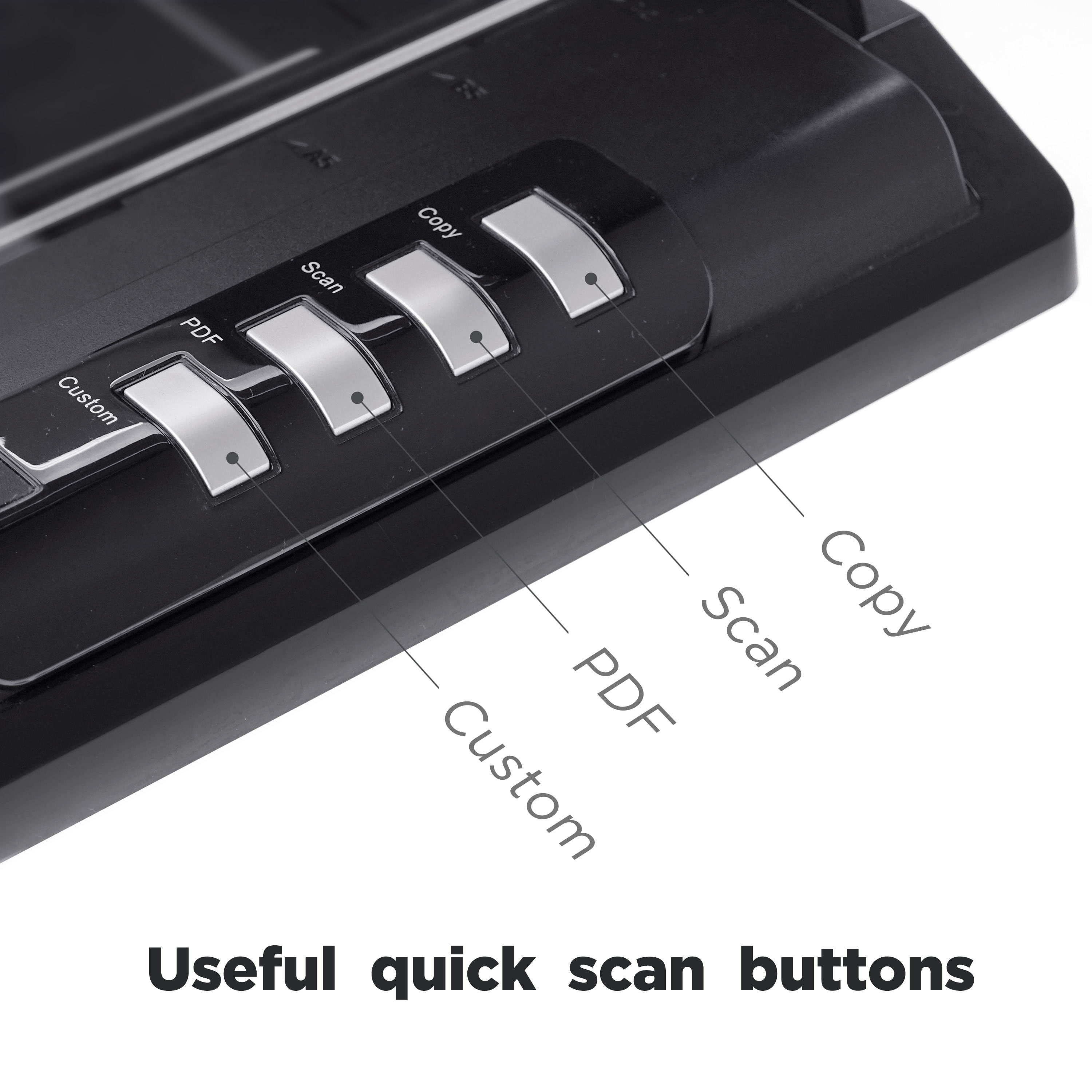 Plustek OpticSilm 2680h - High Speed Flatbed Scanner, 3sec Fast scan Speeds. Compact Design for Home and Home Office. Support Windows and Twain