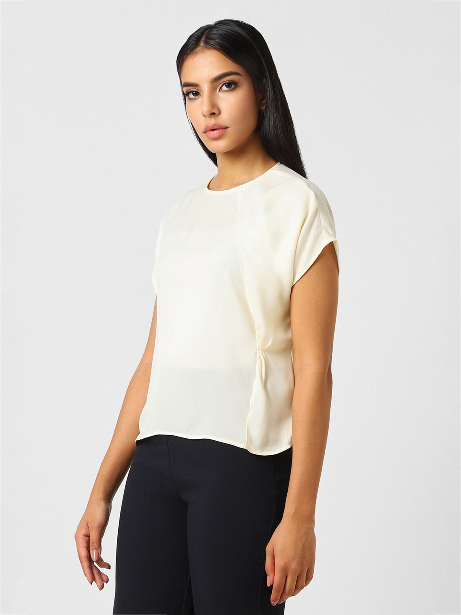 Van Heusen Beige Regular Fit Top