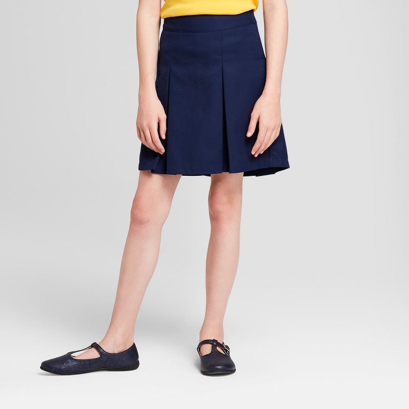 A Little Fable Kids Multicolor Solid Skirt
