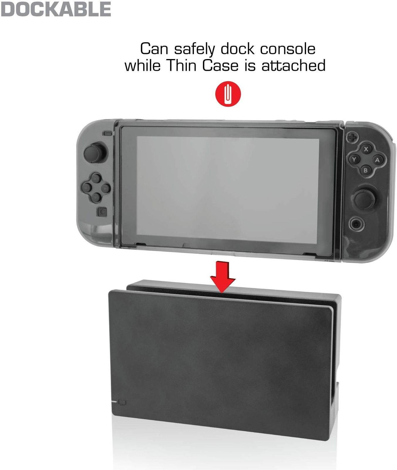 Nyko 87248 Thin Case For Nintendo Switch (Smoke)