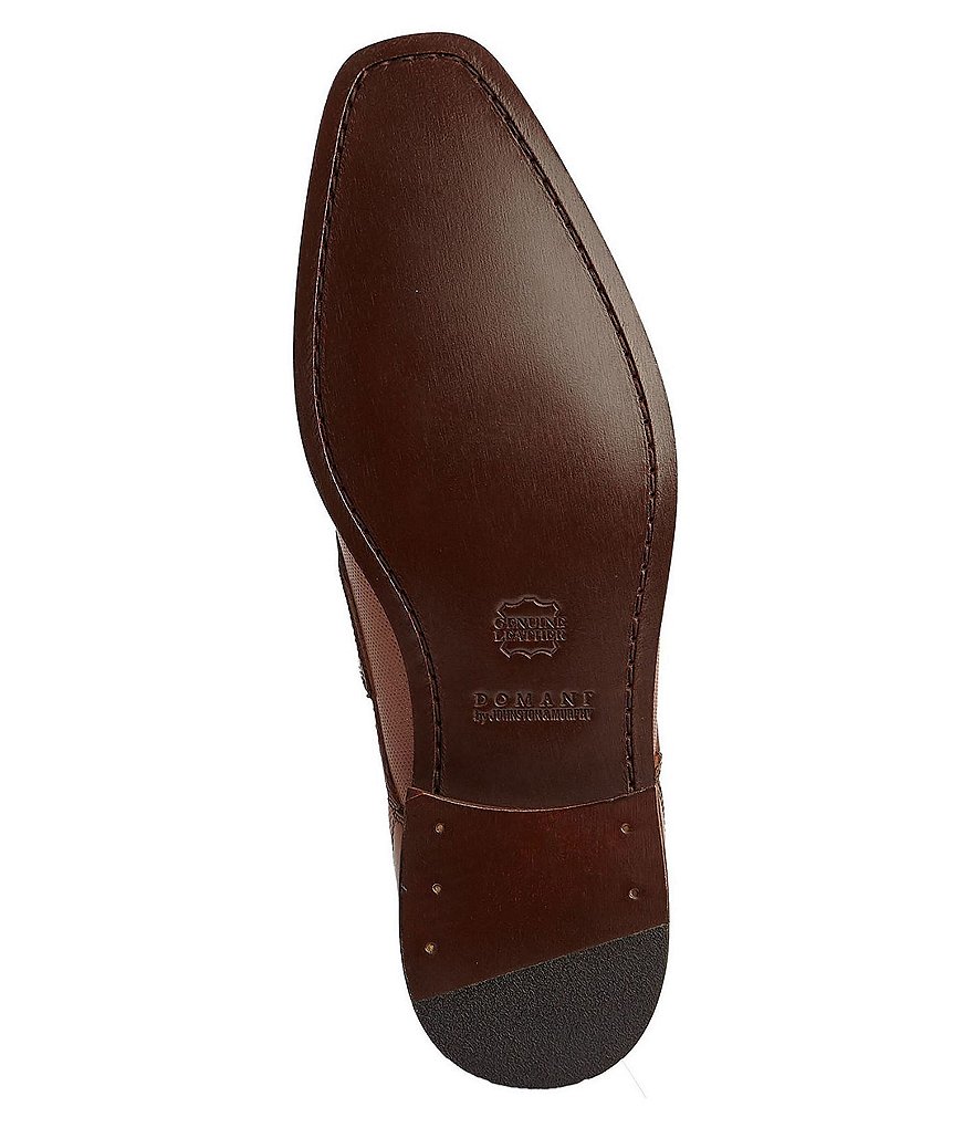 Johnston & Murphy Men's Warner Oiled Leather Wing Tip Oxford