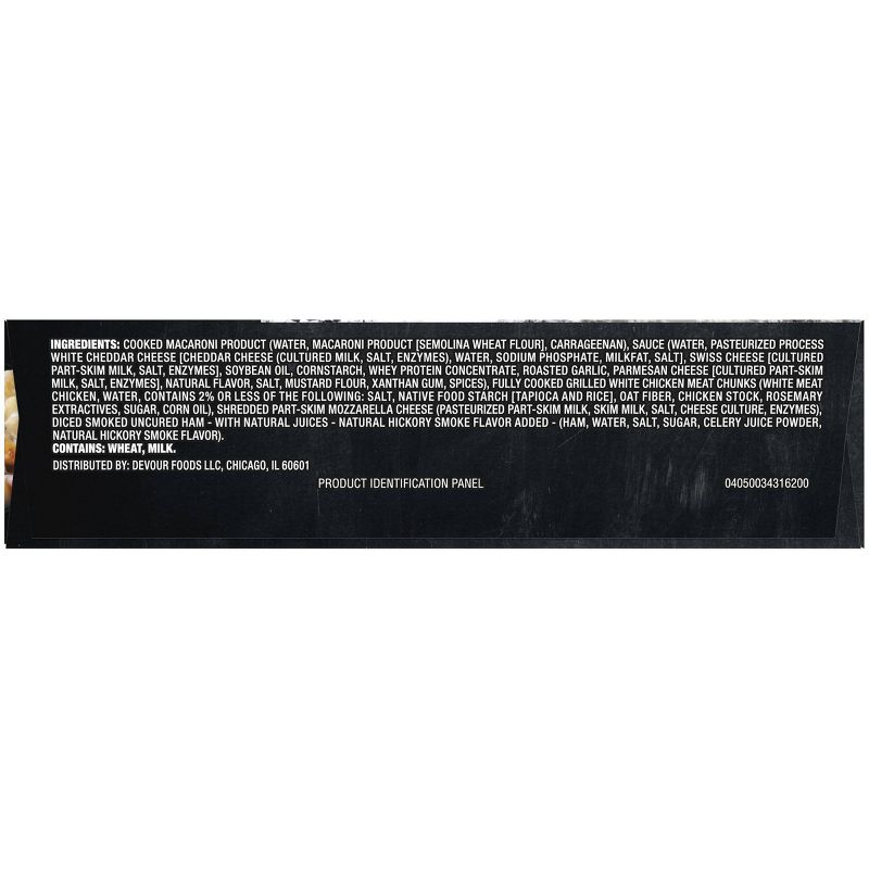 Devour Chicken Cordon bleu Frozen Mac & Cheese - 10.5oz