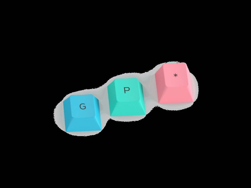 Glorious GPBT Keycaps, Gorgeous cherry-profile keycaps,super-durable PBT plastic,in a variety of vibrant colorways-Pastel