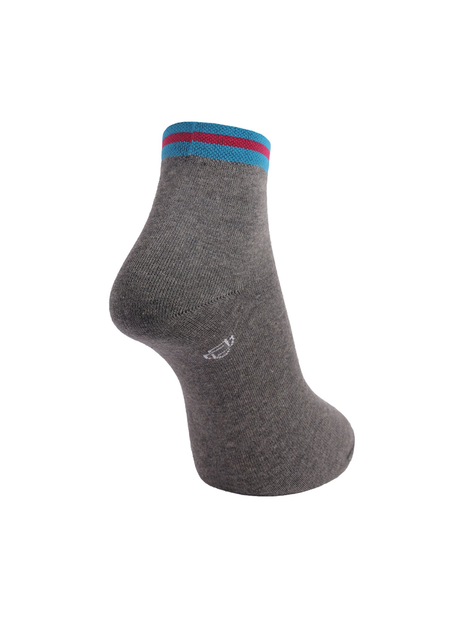 Dollar Dark Grey Ankle Length Socks (Pack of 3)