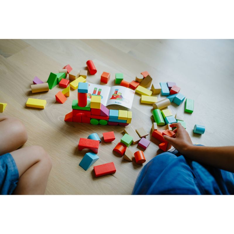 Chuckle & Roar Wood Block Set - 75pc