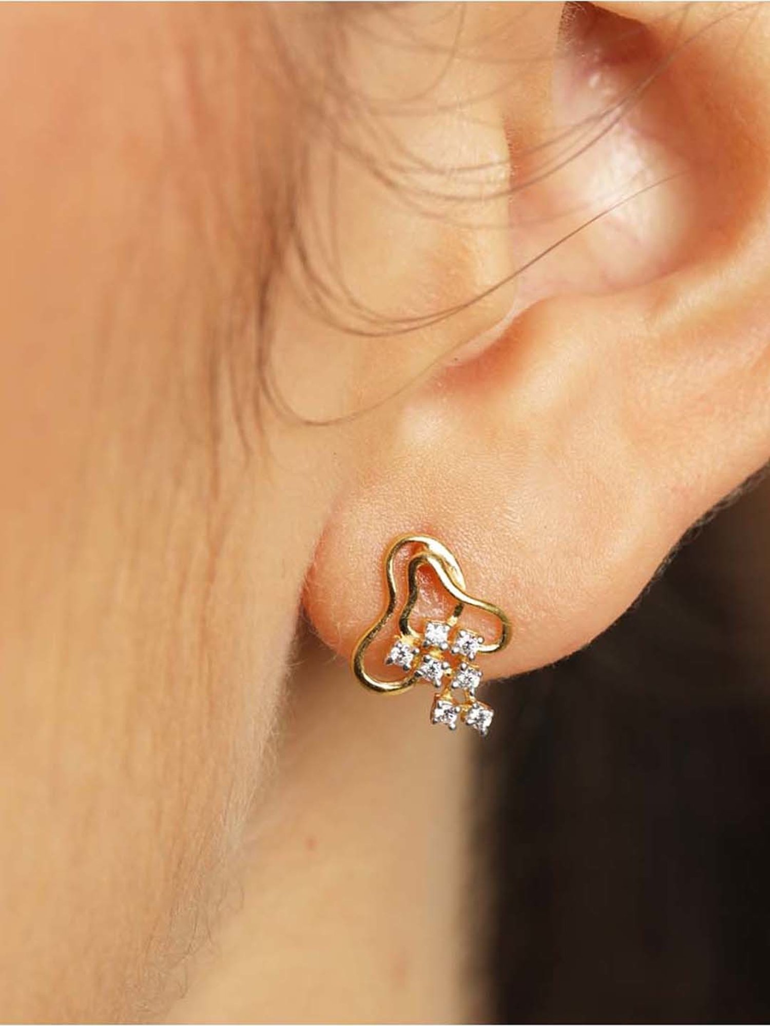 Clara 92.5 Sterling Silver Eden Earrings for Women