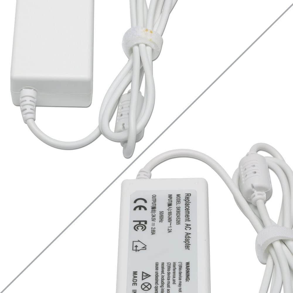 65W 2.65A 24.5V AC Power Adapter Charger for PowerBook G4 A1021,iBook G4, PowerBook G4 15.2-inch with Size 7.7mmX2.5mm