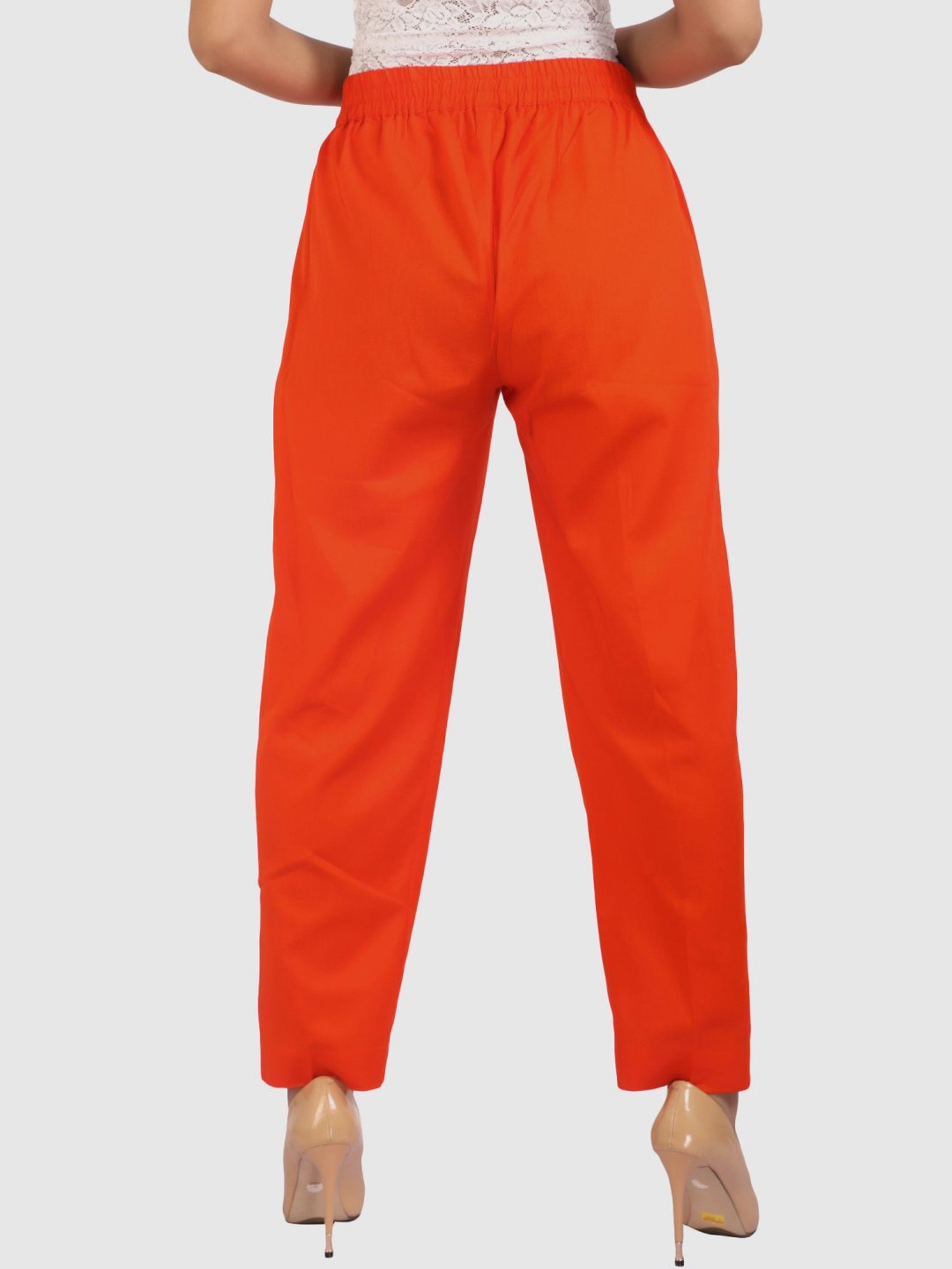 Cotton Culture Orange Cotton Pants