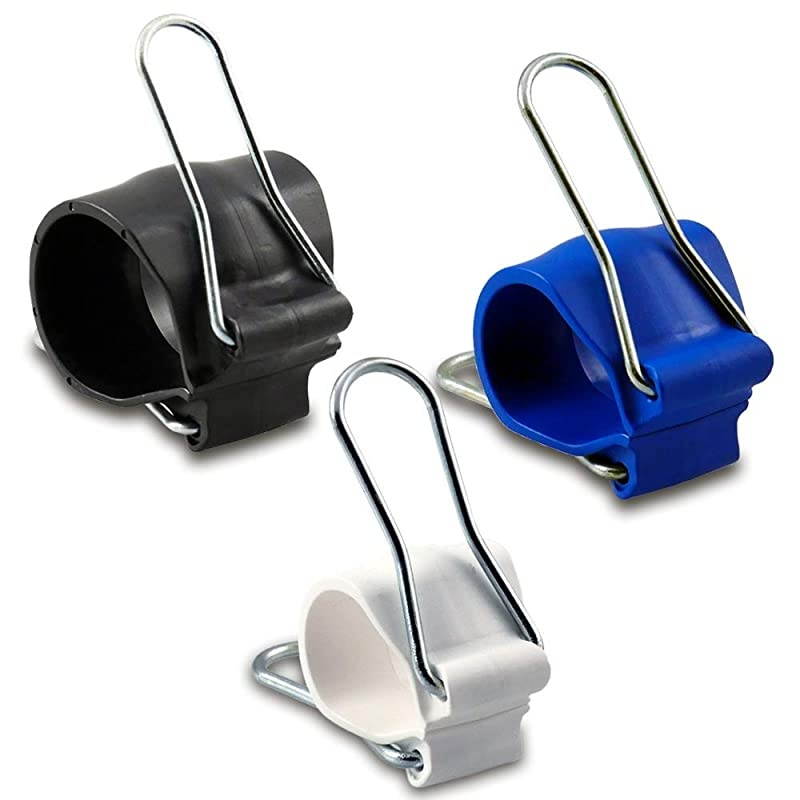 Variety Packs Universal Bundling Clip for All The Chaos in Life IndoorOutdoor Stainless Steel Wings Office Home Garden 3 Sizes Qty 18 Small White Medium Blue Large Black