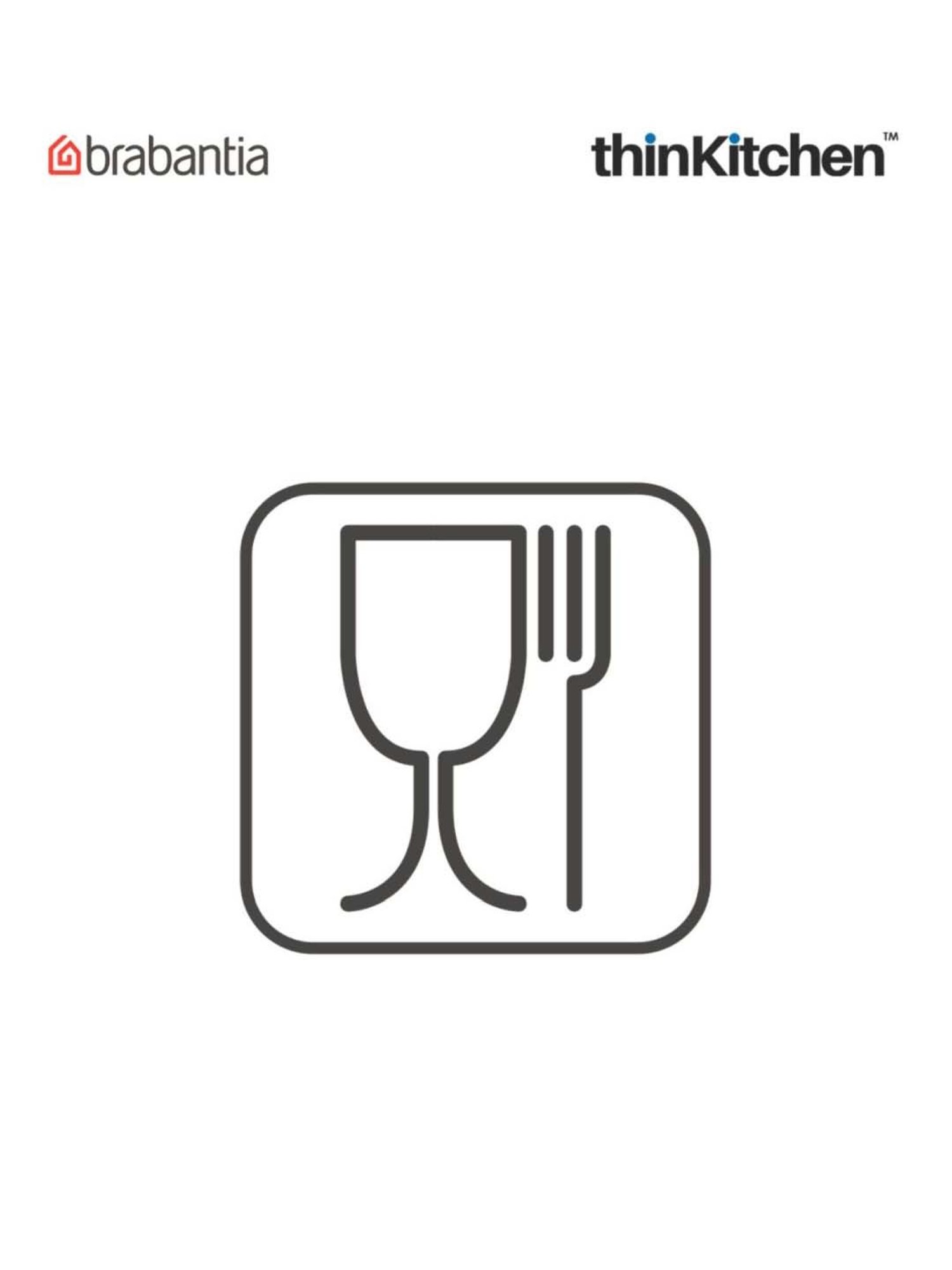 Brabantia Dark Grey Plastic Make & Take Break Box