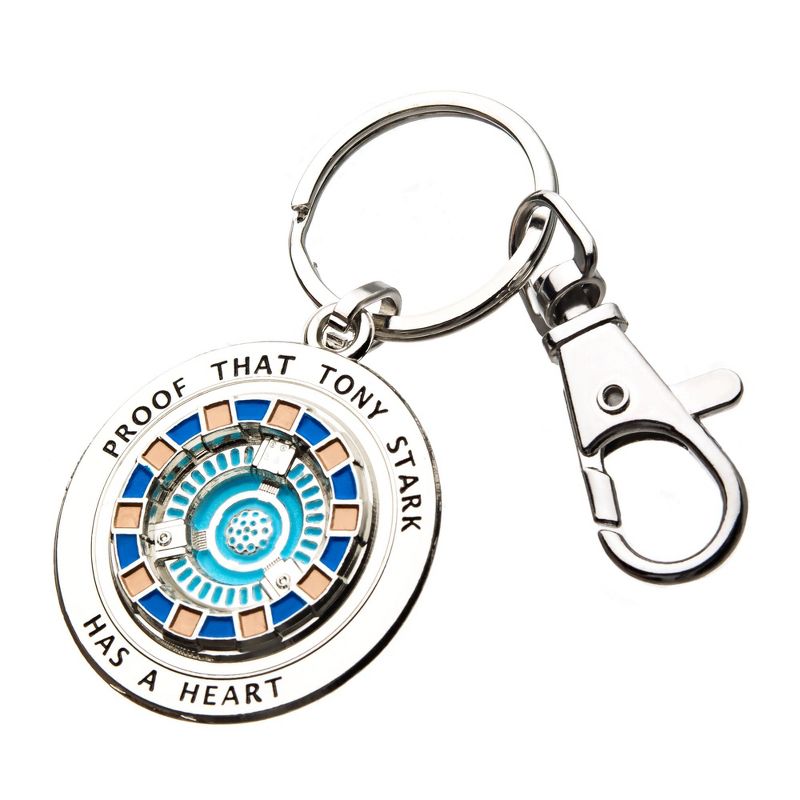SalesOne LLC Marvel Iron Man Tony Has A Heart 3D Metal Key Chain