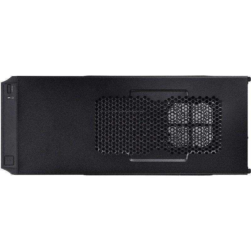 Fractal Design Node 202 Computer Case - Black - 2 x Bay - 1 x 450 W - Power Supply Installed - Mini ITX Motherboard Supported - 7.72 lb