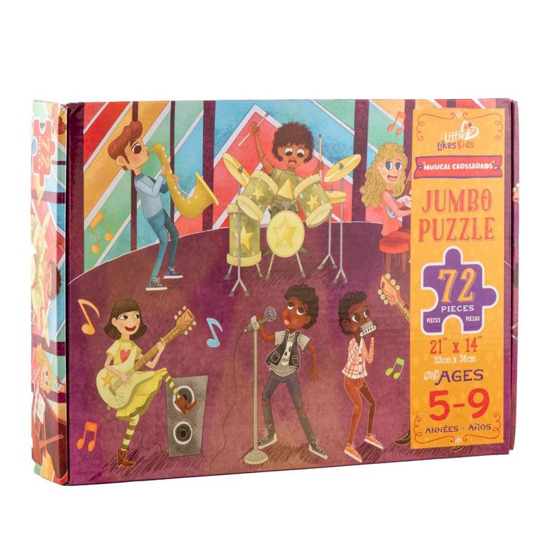 Little Likes Kids Crossroads Kids' Jumbo Puzzle - 72pc