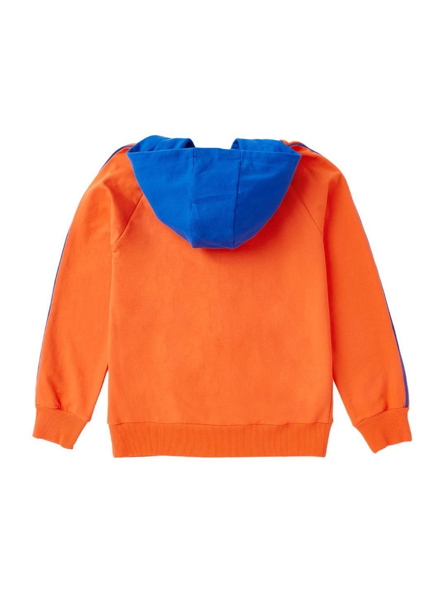 Cub McPaws Kids Red & Navy Cotton Printed Full Sleeves Sweatshirt