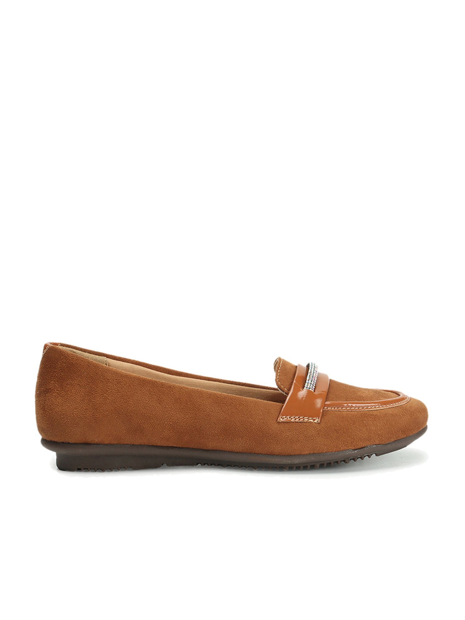 Elle Women's Tan Flat Ballets