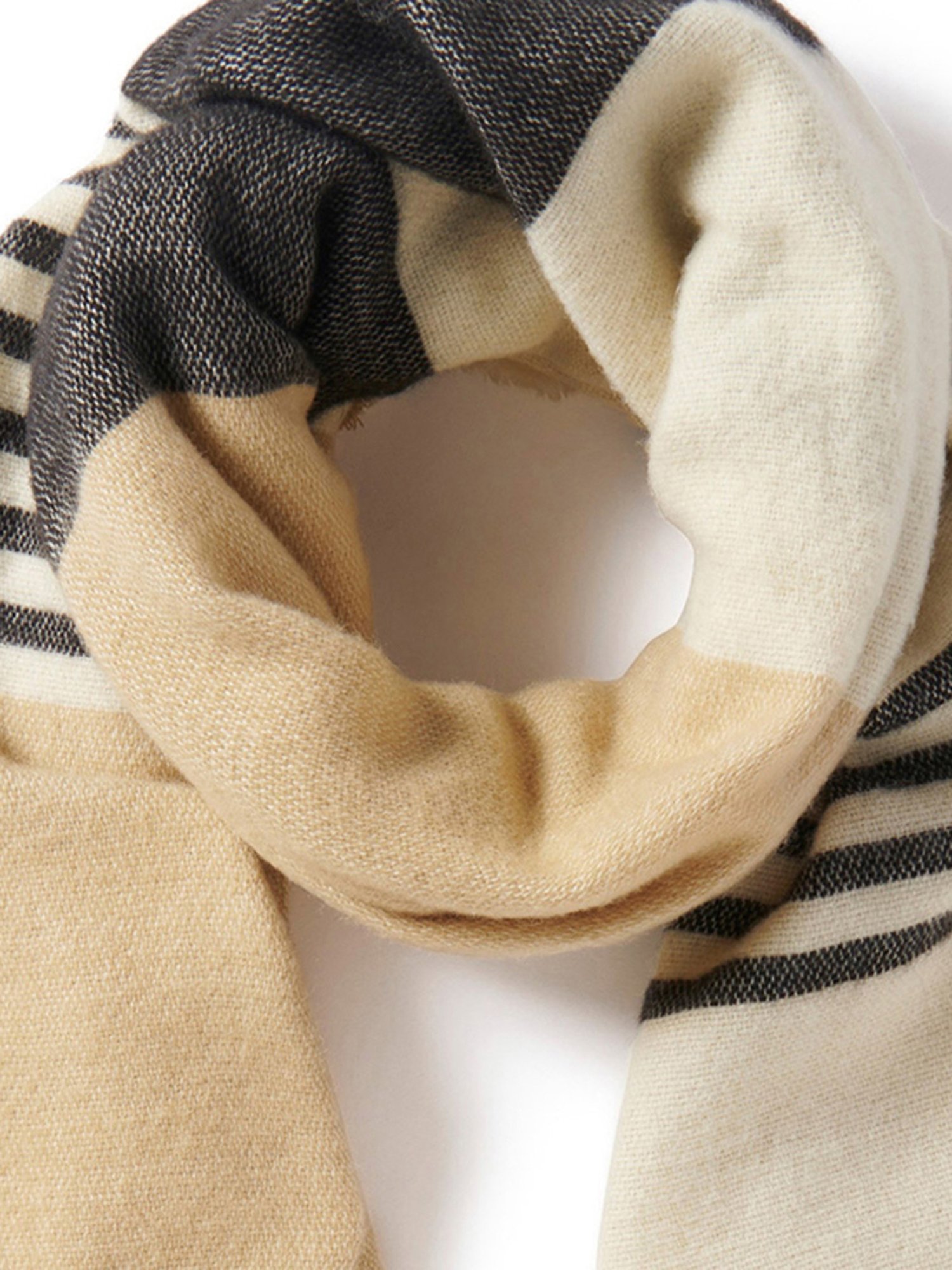 Forever New Multicolor Striped Scarf