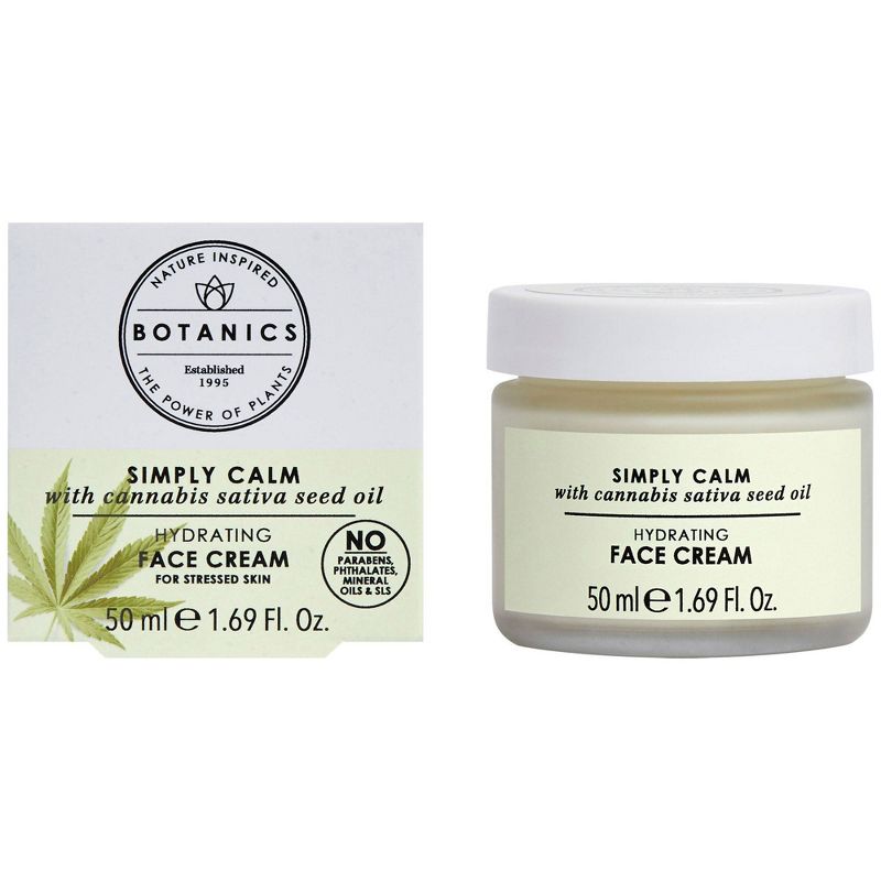 Botanics Simply Calm Hydrating Face Cream For Stressed Skin - 1.69 fl oz
