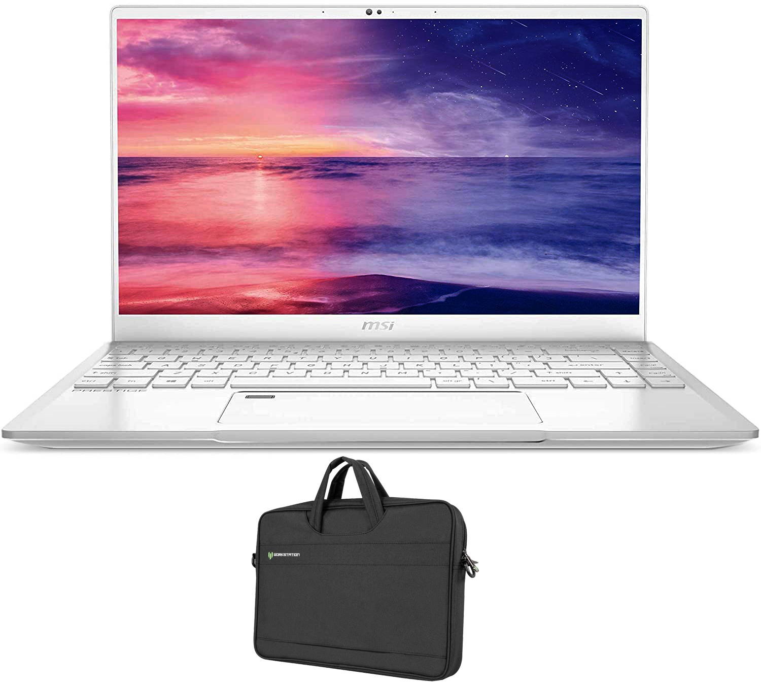 MSI Prestige 14 A10SC-051 Gaming and Entertainment Laptop (Intel i7-10710U 6-Core, 16GB RAM, 2TB m.2 SATA SSD, 14.0" Full HD (1920x1080), NVIDIA GTX 1650 [Max-Q], Fingerprint, Wifi, Win 10 Pro)