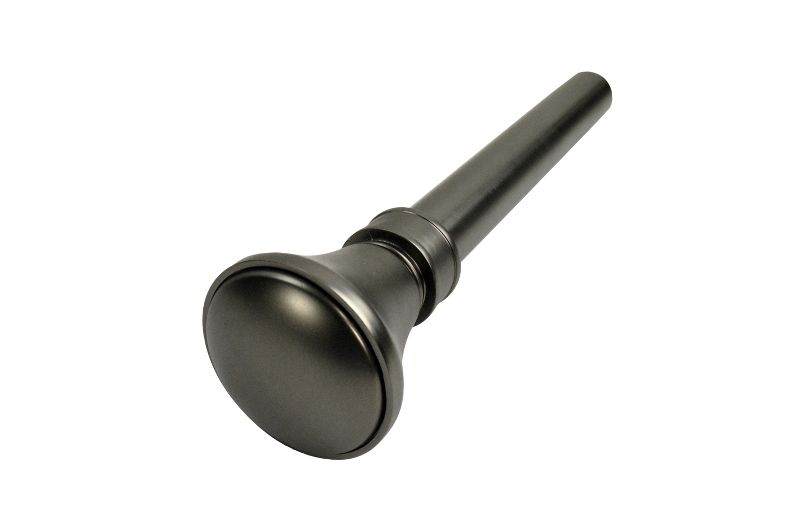 86"-144" Lexington Flare Rod Set Slate - Versailles Home Fashions