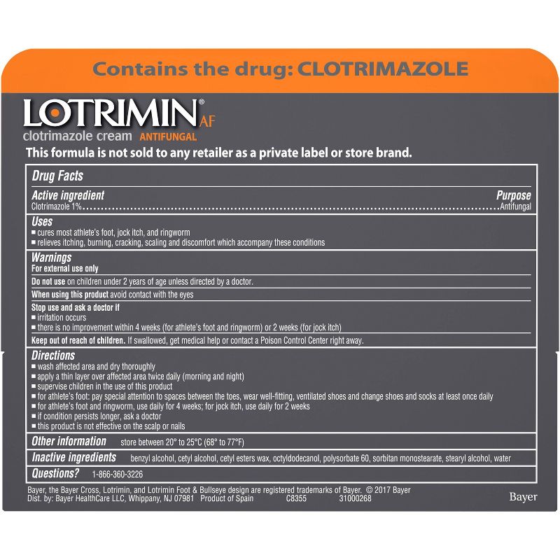 Lotrimin Antifungal Treatment Cream - 1.1oz