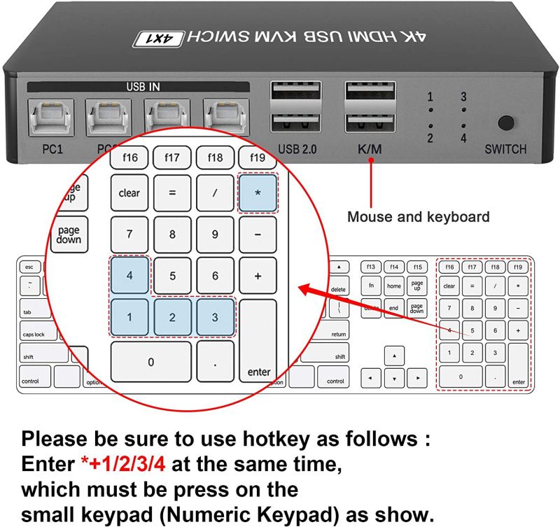 Avocent 10 ft. USB keyboard, mouse & HDMI video cable with speakers - Used with SC840H-001