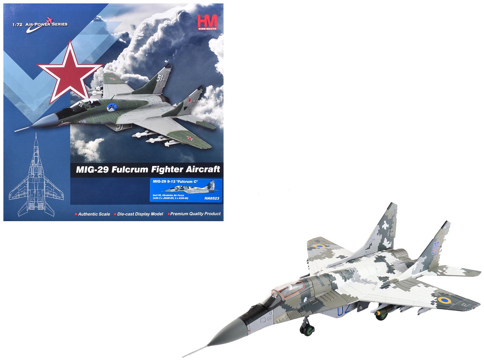 Mikoyan-Gurevich MiG-15Bis Fighter Aircraft "8170 Early Soviet Fighter" Soviet Air Force "Air Power Series" 1/72 Diecast Model by Hobby Master
