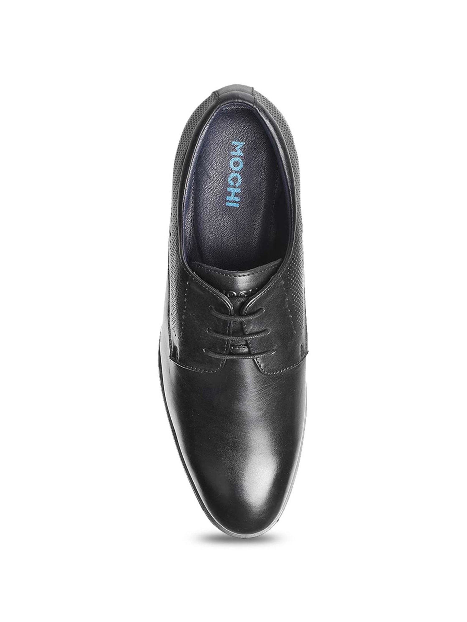 Mochi Men's Black Shoe Lace-up