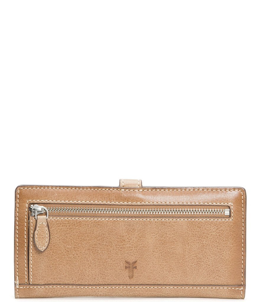 Frye Reed Slim Leather Snap Wallet