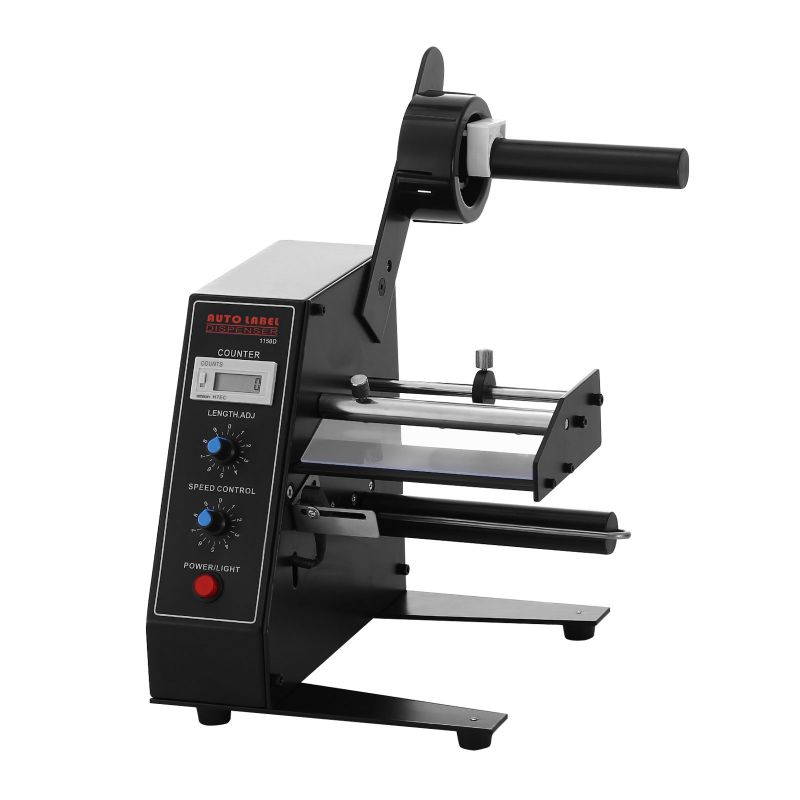 VEVOR Label Dispenser Adjustable Speed Automatic Label Dispenser Digital Control Label Dispenser Machine Sticker Separating Machine