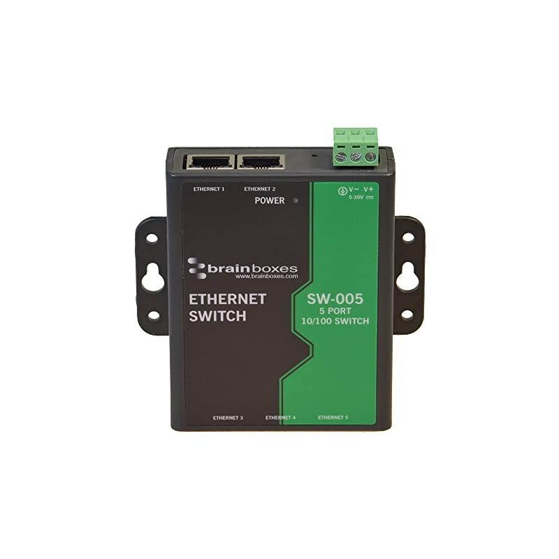 Switch 5 Ports DIN Rail mountable SW005