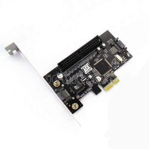 PCIE PCI-E Express x1 SATA 300 + e-SATA 300 + IDE Raid Card JMB363 For Win 7