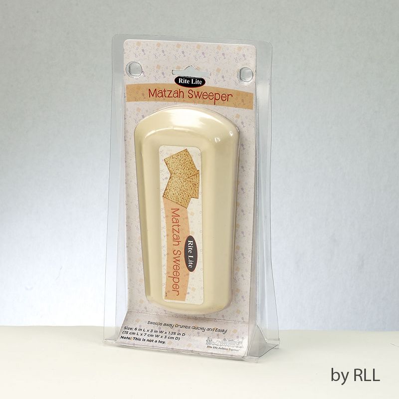 Rite Lite 6" Passover Matzah Crumb Sweeper - Beige/Ivory