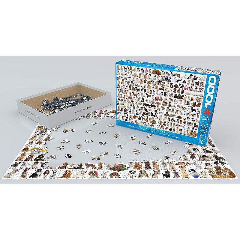 Eurographics Inc. The World of Dogs 1000 Piece Jigsaw Puzzle