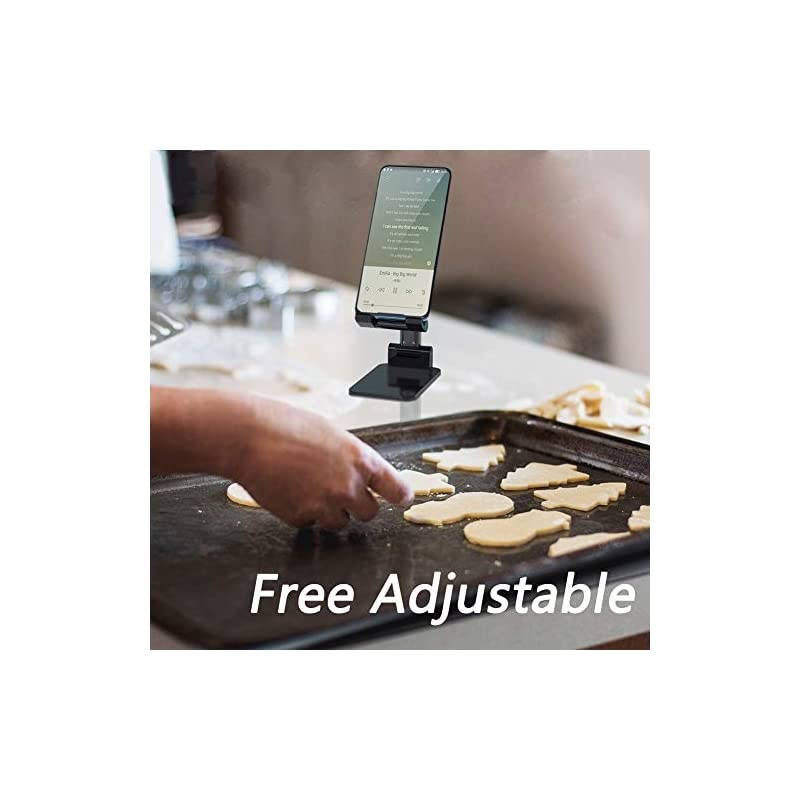 Charger 2 in 1 Charging Station iPhone Holder Cradle Dock for Desk Adjustable Cell Phone Charger Stand Compatible with 11ProMaxXXRXS Max8 Plus Samsung Galaxy S10S9S8