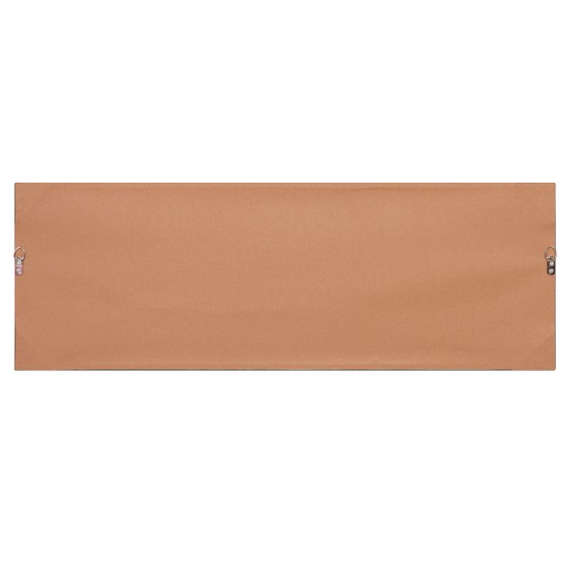 13" x 37" Gather with Grateful Hearts Rustic Wood Framed Wall Art White - Patton Wall Decor