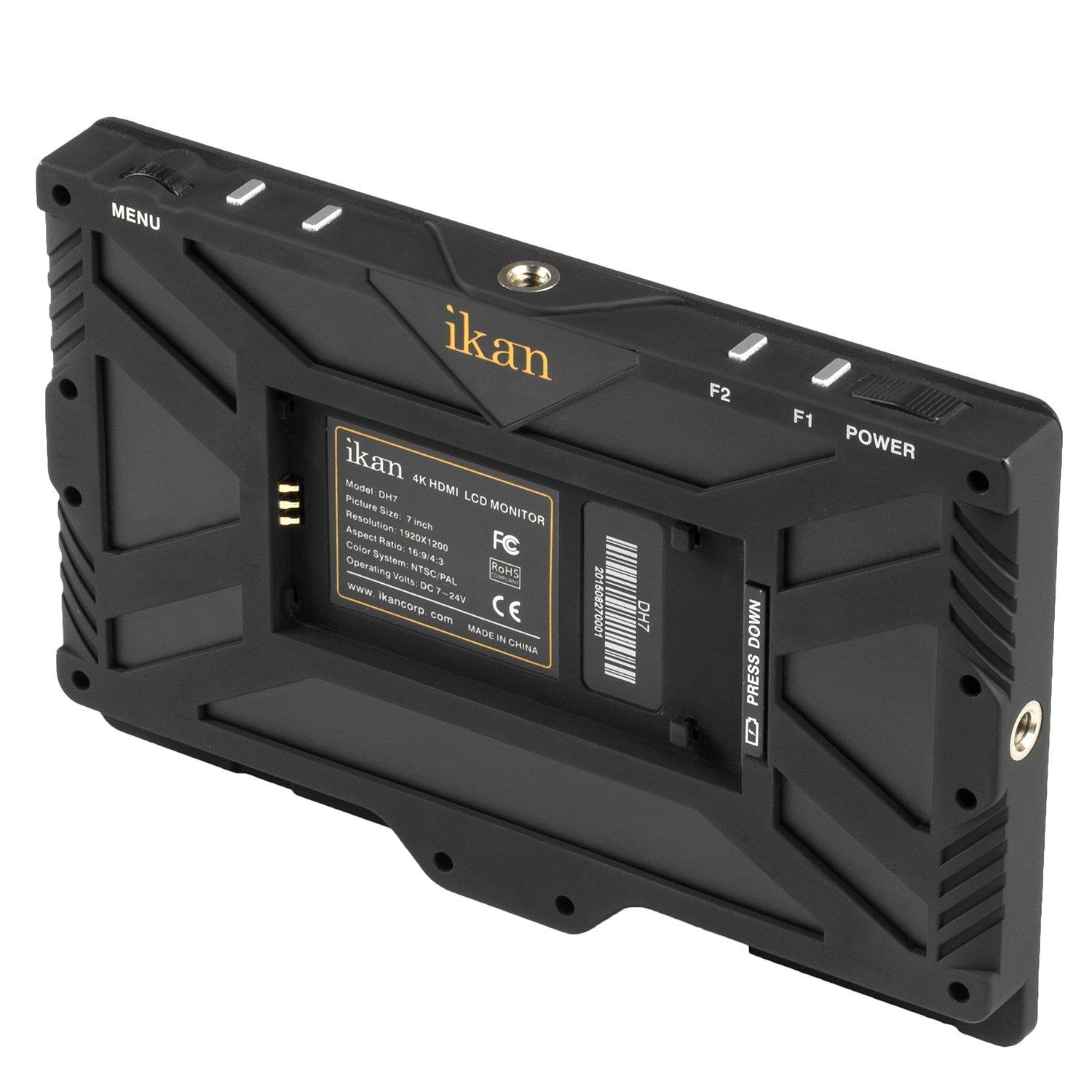 iKan DH7 7" Full HD HDMI LED Monitor, 1920x1080 (Supports 4K Input)