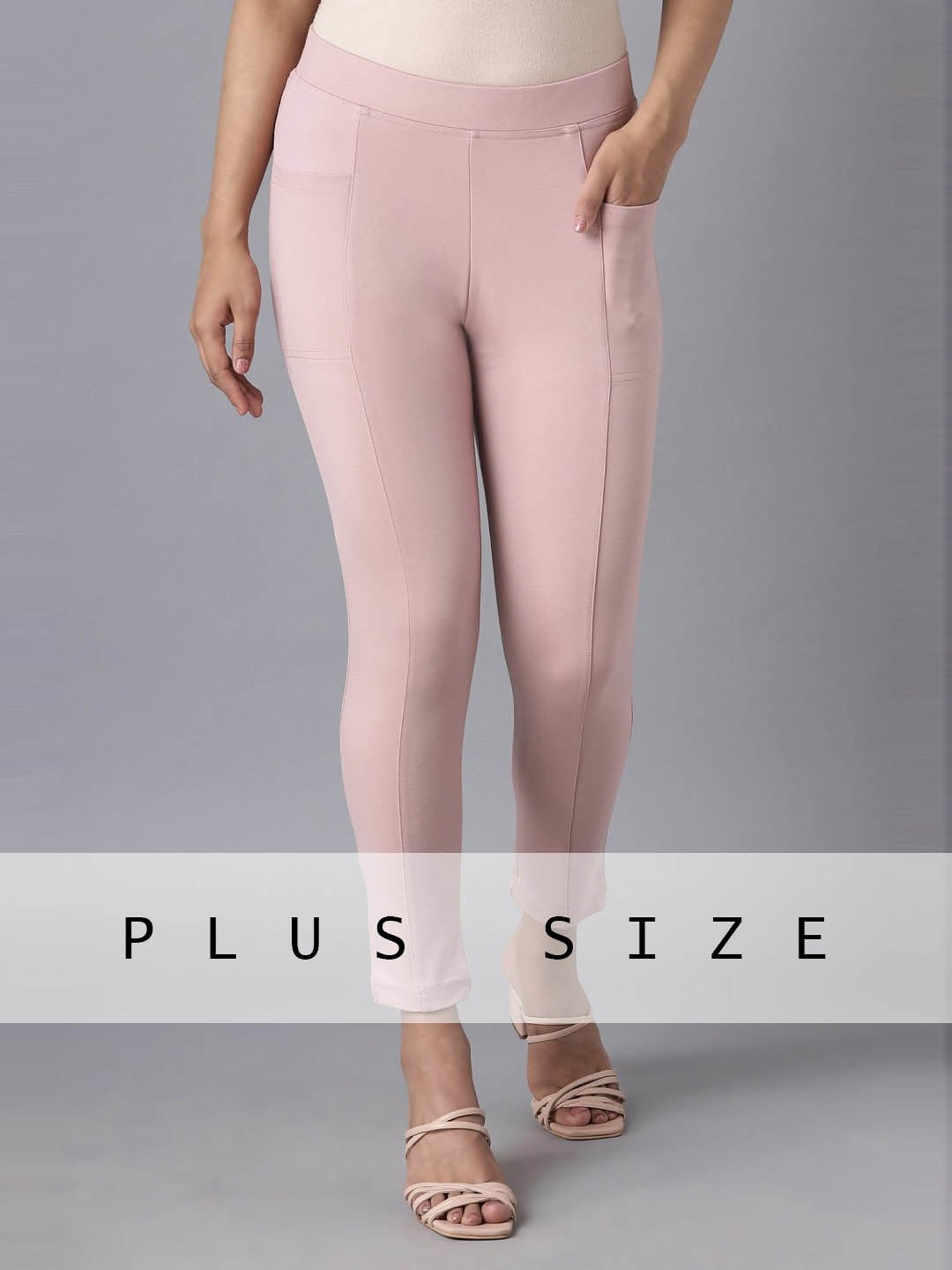 Elleven Pink Plain Pants